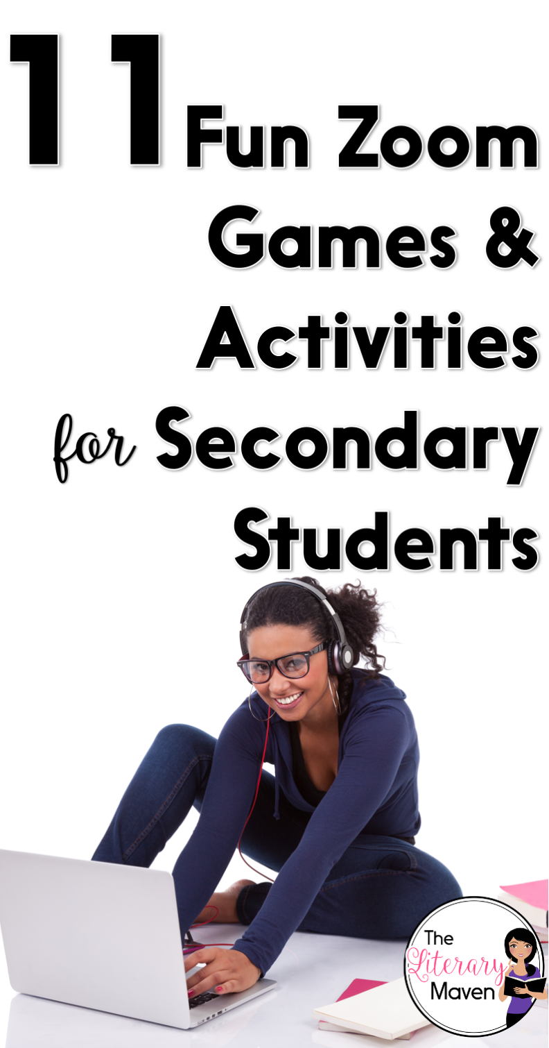 11 Fun Zoom Games & Activities for Secondary Students - The Literary Maven